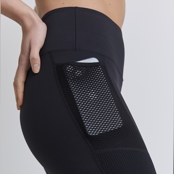 NWT [RectoVerso] Rebel Black High-Waisted Activewear Leggings Women's Sz Large - Picture 2 of 12